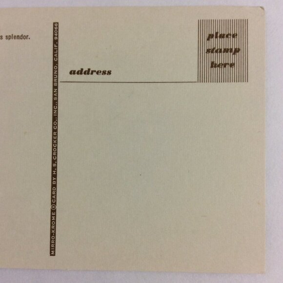 VINTAGE Post Card Old Faithful Geyser Yellowstone - Picture 12 of 12